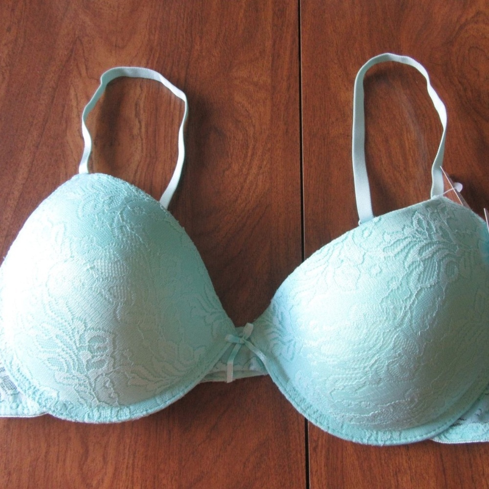 Jessica Simpson 36C Underwire Push Up Mint Bra NWT